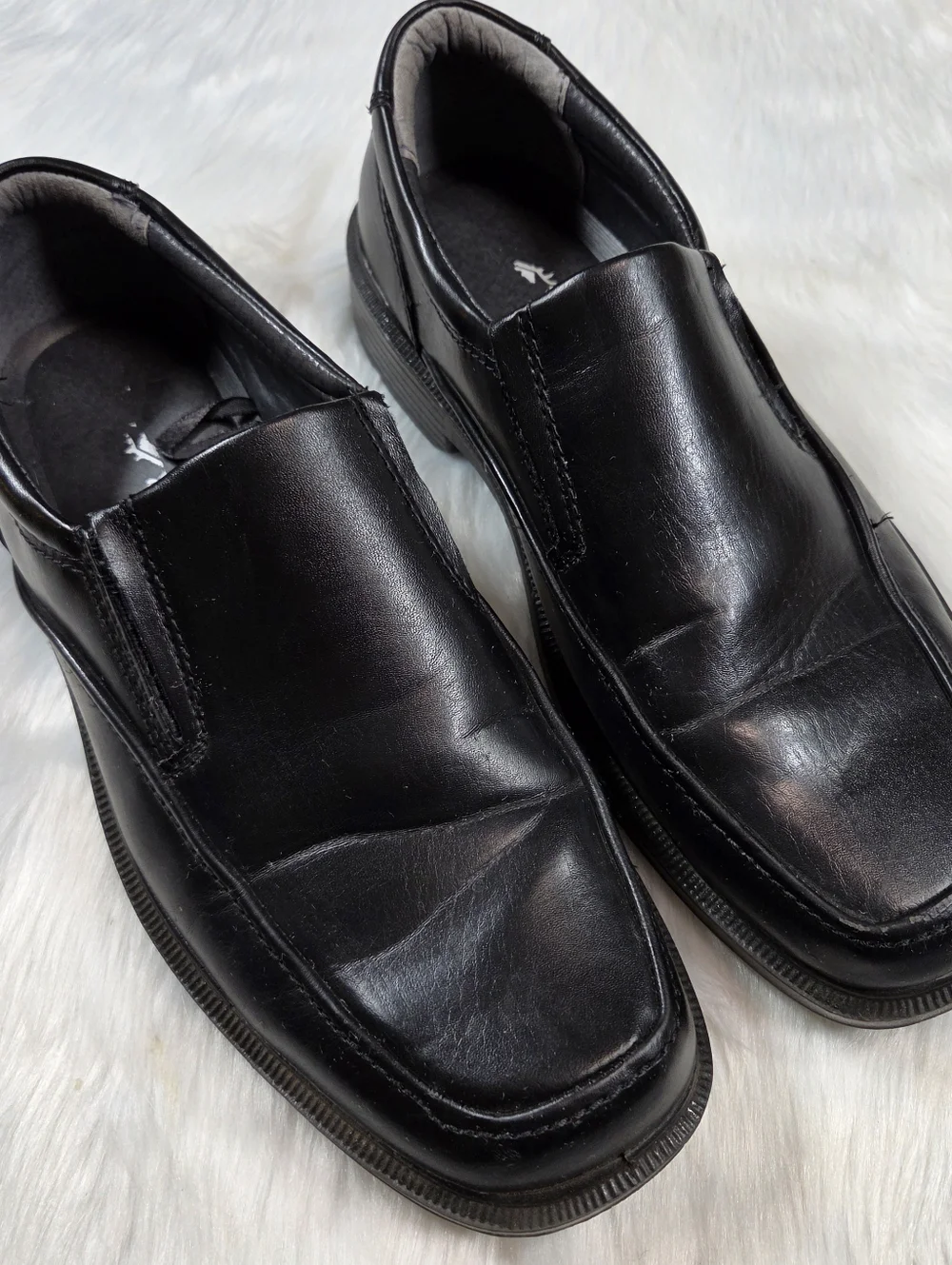 Deer Stags Men's Black Brooklyn Leather Dress Comfort Loafer